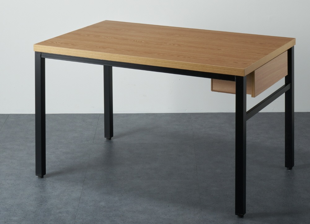 36티사각 테이블 750*1200 일대일다리 무늬목 수저통 (꺽쇠추가된금액)